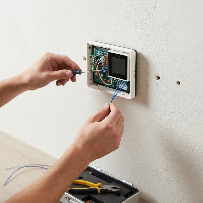 Thermostat Installation detail